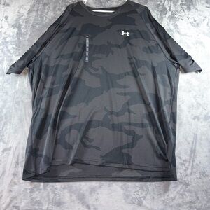 Under Armour Men's Black Camo Short Sleeve Tee